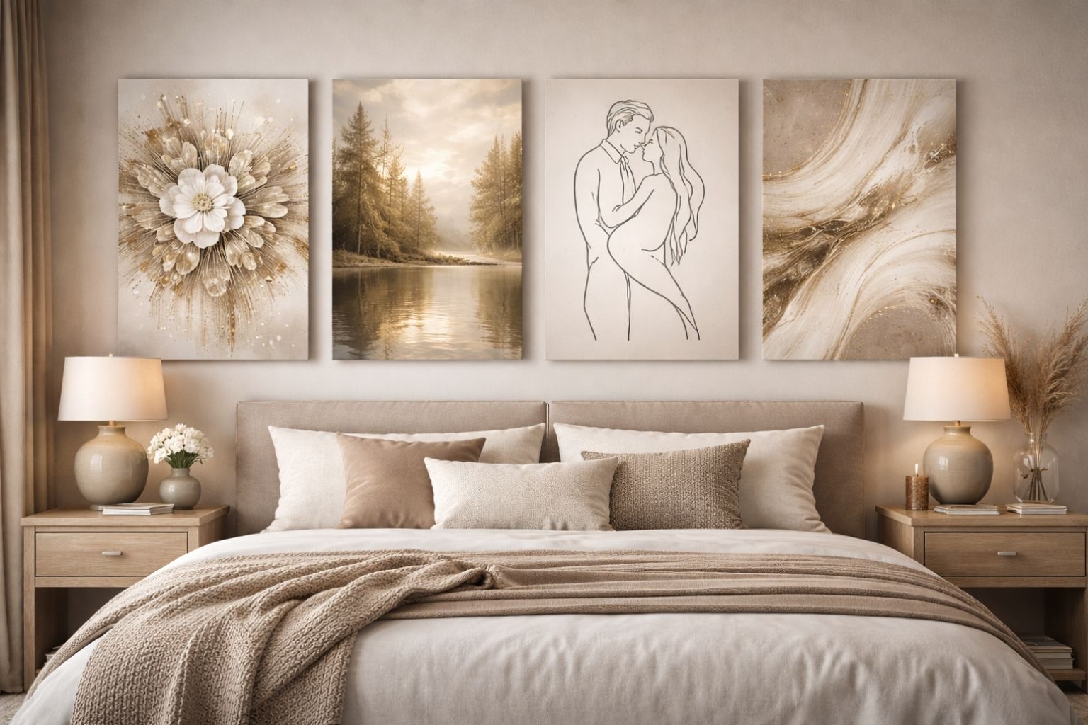 Yatak Odası İçin En Şık Tablo Önerileri