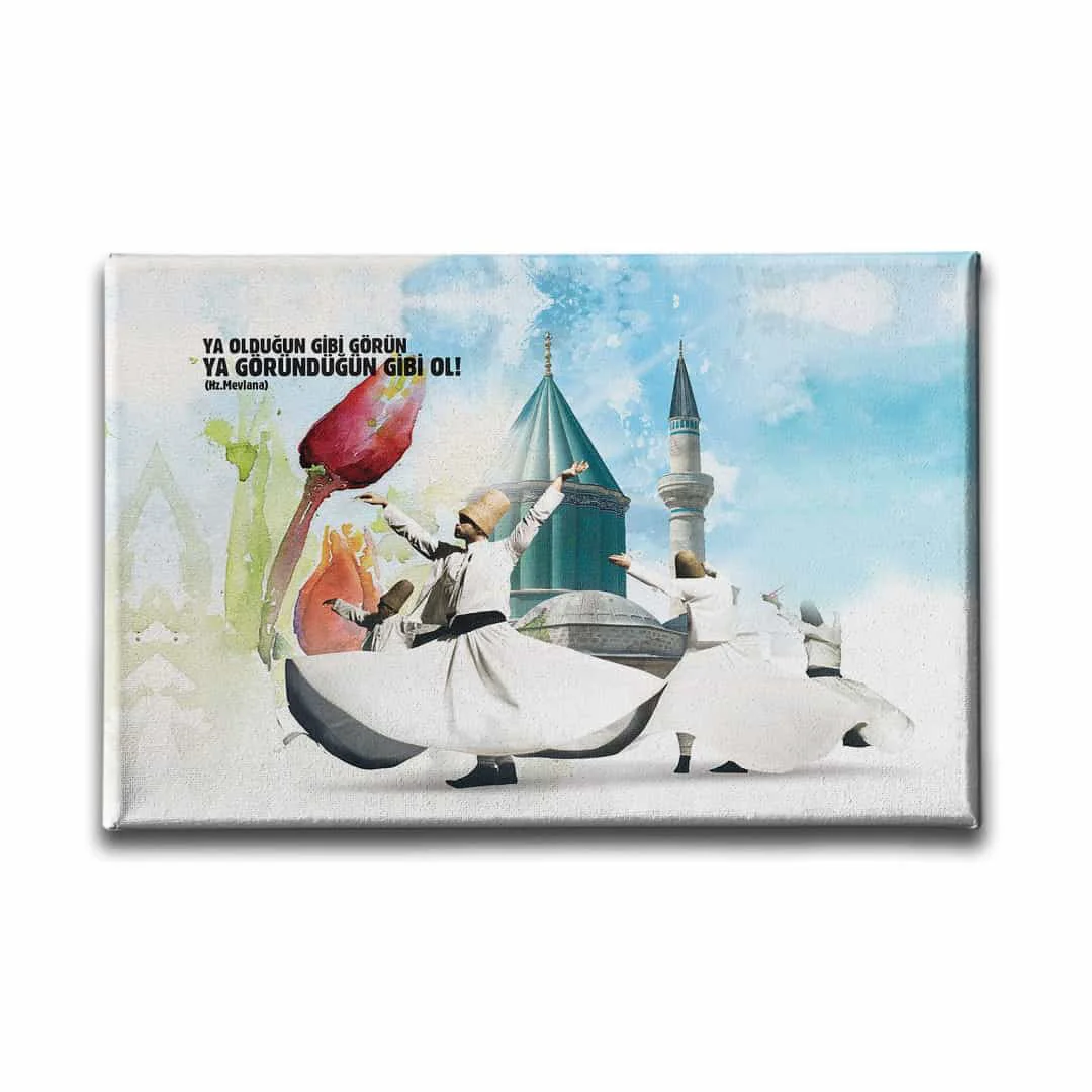 Mevlana Muzesi Ve Semazenler Tablo