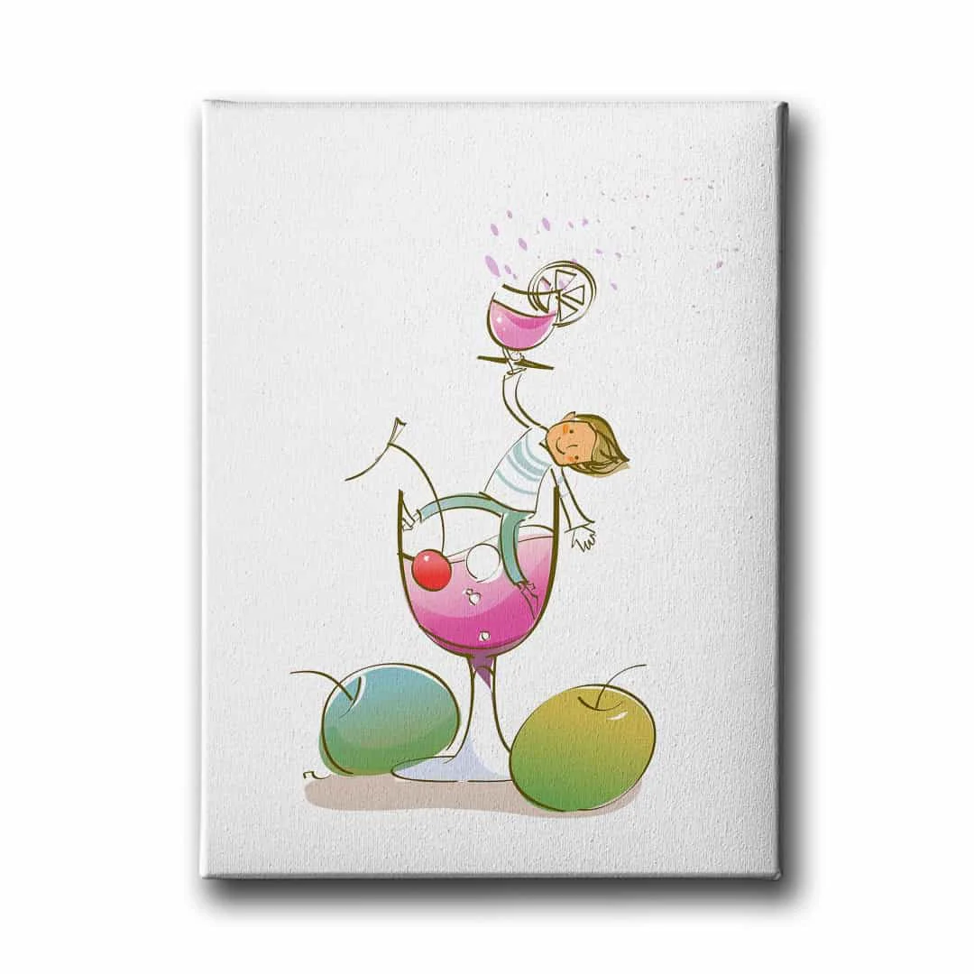 Cocuk Oralet Kanvas Tablo