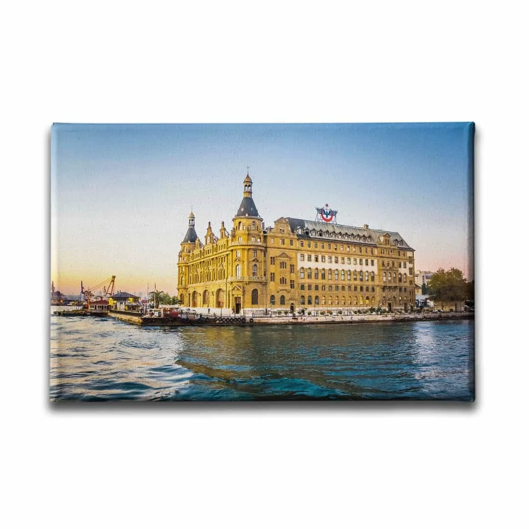 Istanbul Haydarpasa Kanvas Tablo