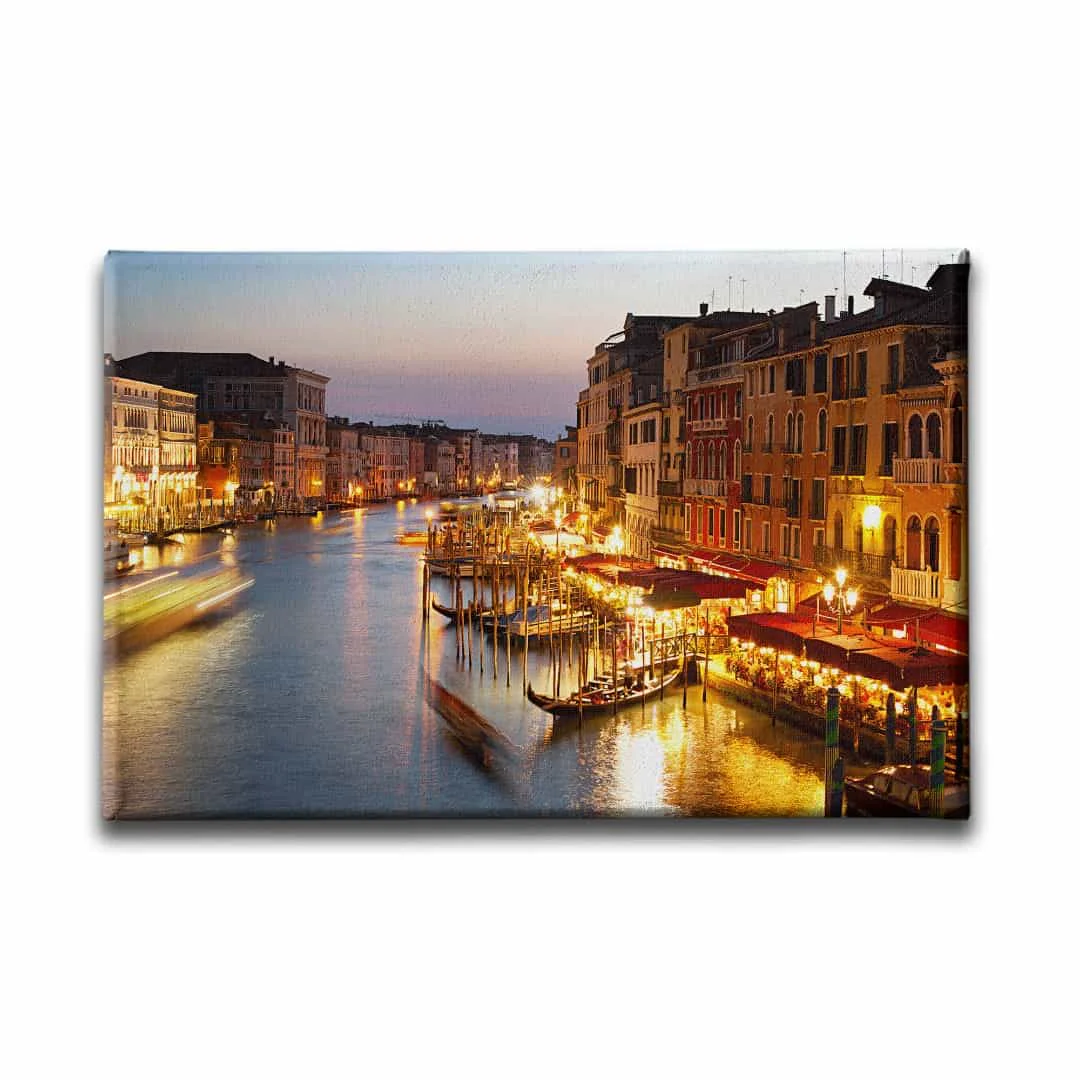 Venedik Buyuk Kanal Canvas Tablo