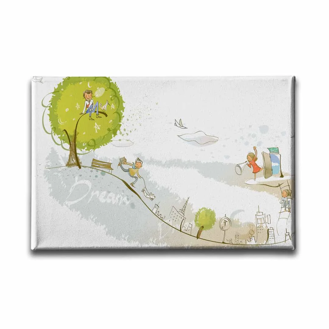 Cocuk Ruyasi  Kanvas Tablo