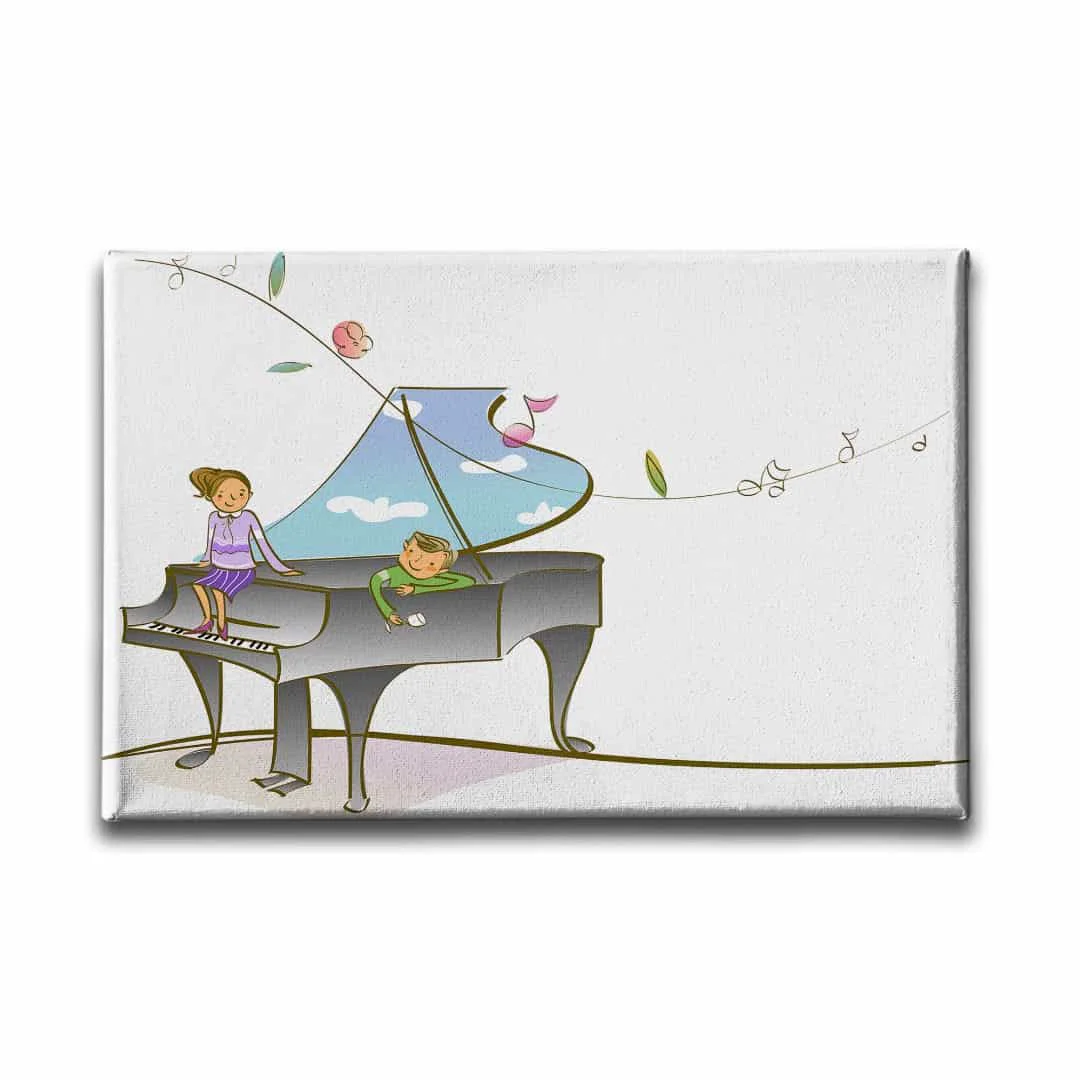 Cocuk Muzikali  Kanvas Tablo