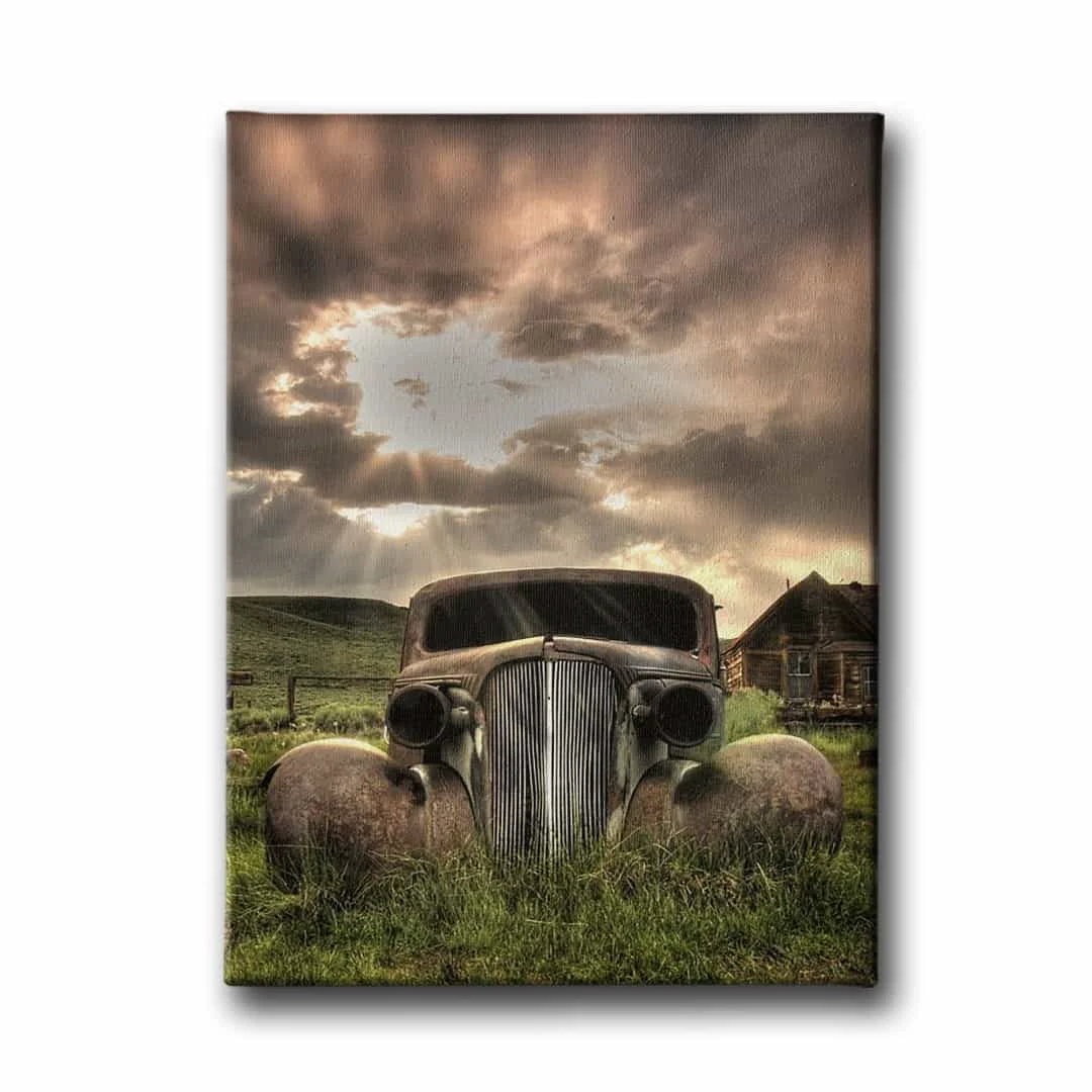 Hurda Araba Canvas Tablo