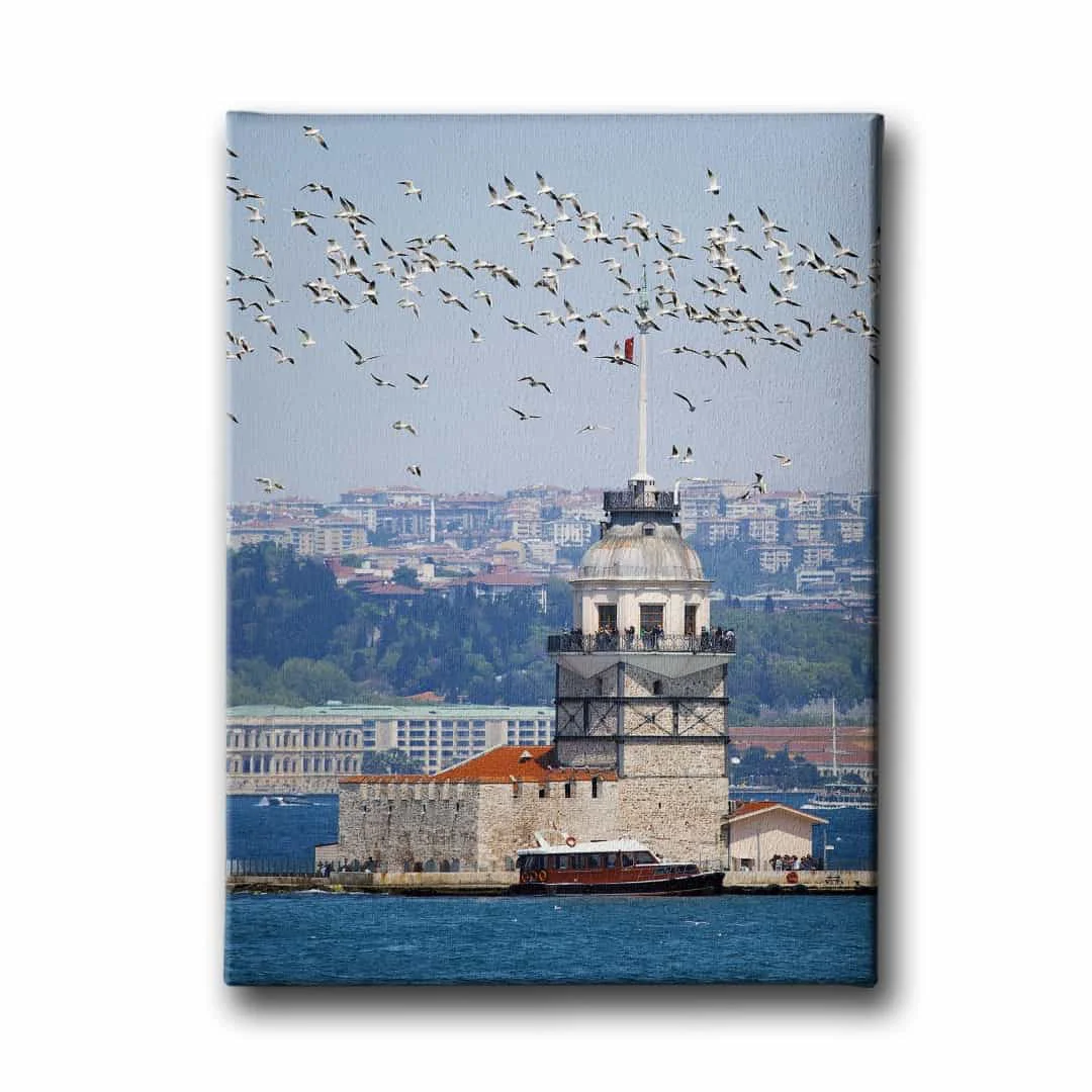 Kiz Kulesi Kanvas Tablo