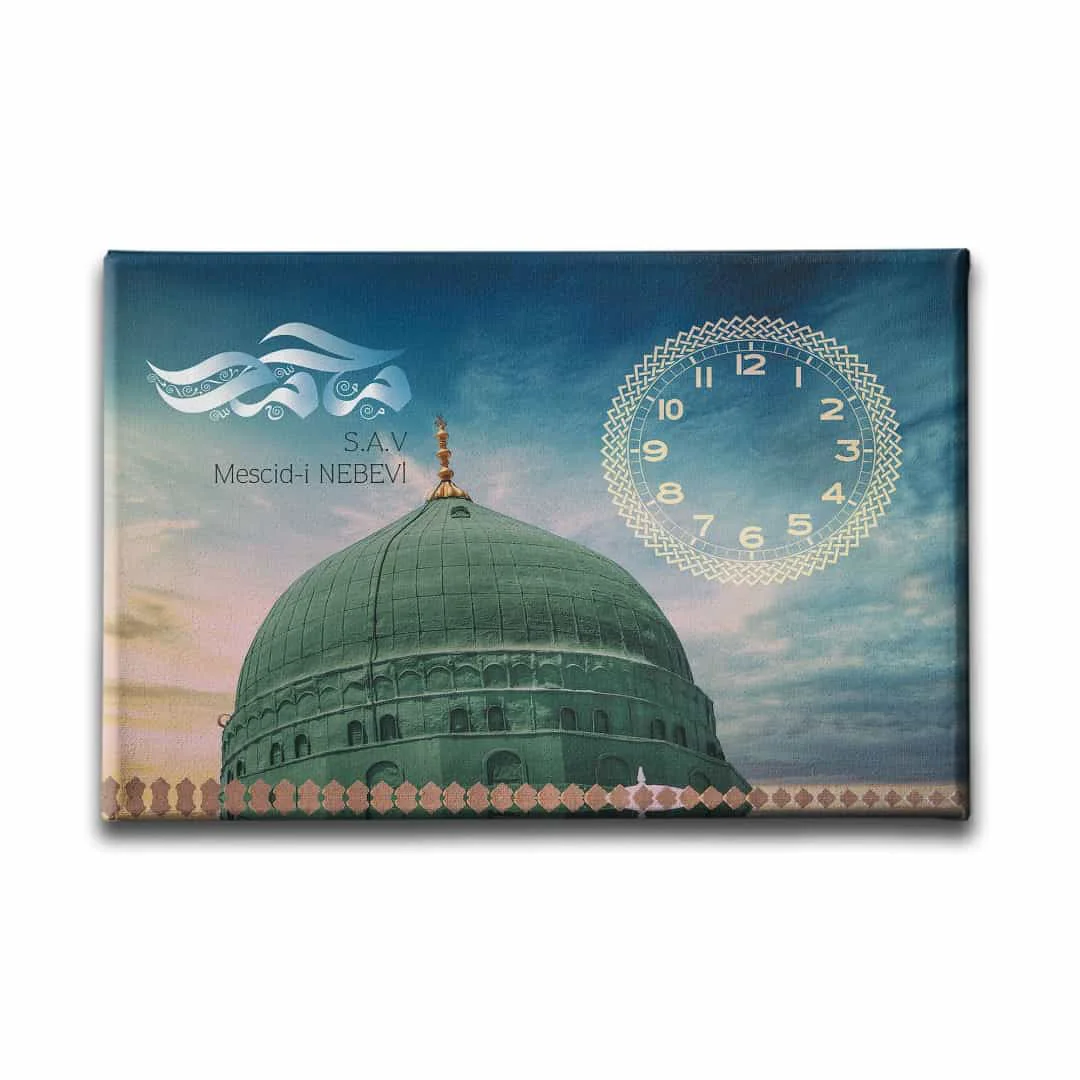 Mescid-i Mebevi  Saatli  Tablo